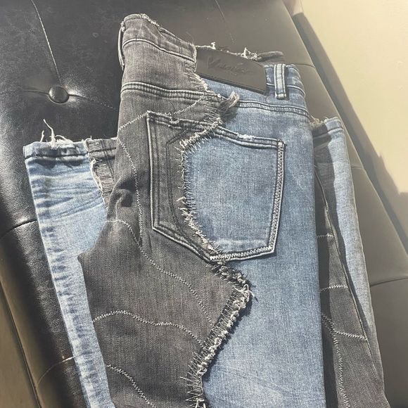 VALABASAS MERCURY DENIM JEANS (BLACK-BLUE) VALABASAS MERCURY DENIM JEANS (sz 34) - Picture 3 of 10